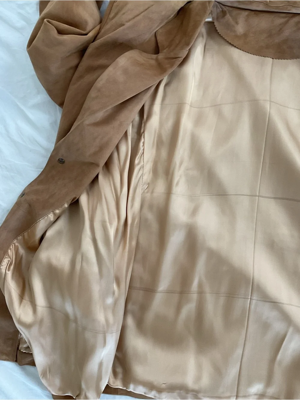 Dante Leather Factory Men's Suede Blazer in Camel Brown